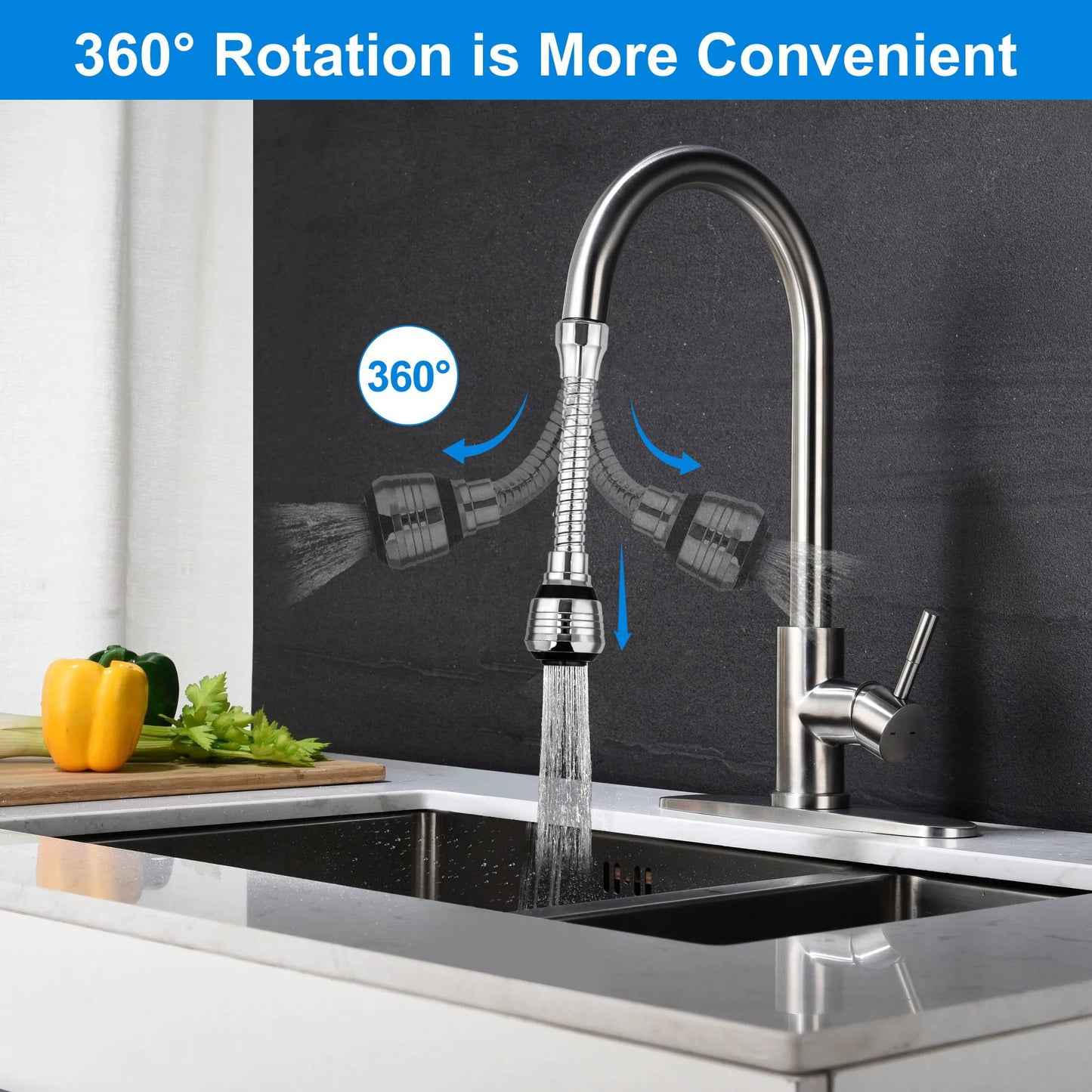 360° Rotating Faucet Extender