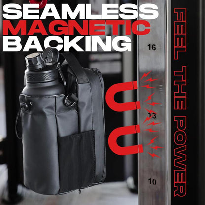 Magnetic Gym Bag (Without Water Bottle) for Gym, Travel, Work, and Sports 