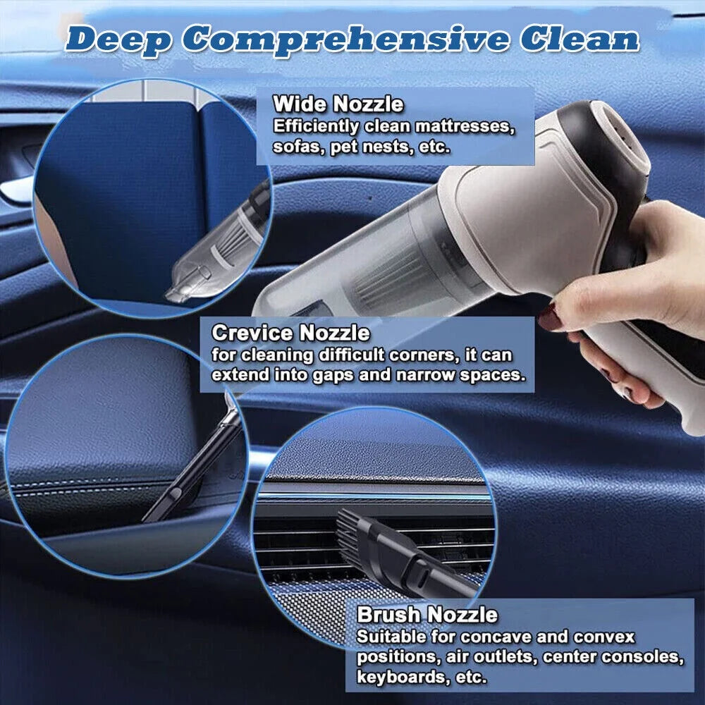 Wireless Car Vacuum Cleaner – TurboPower™
