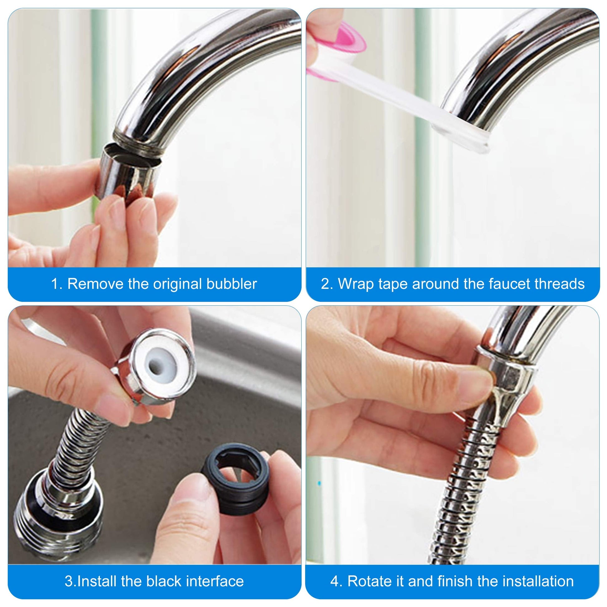 360° Rotating Faucet Extender